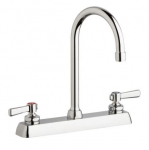 Chicago Faucets W8D-GN2AE35-369AB Workboard Faucet, 8''